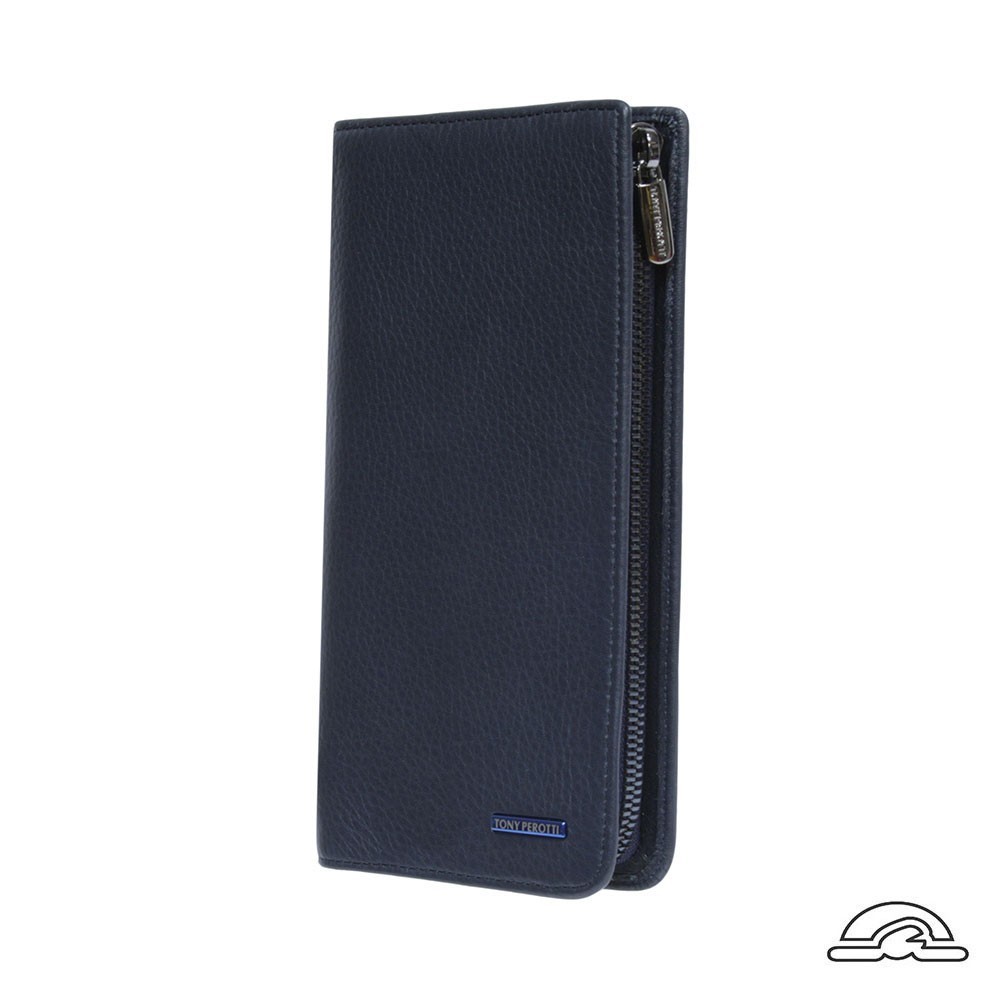 

Портмоне кожаное Tony Perotti Newcontatto 3598 navy синее
