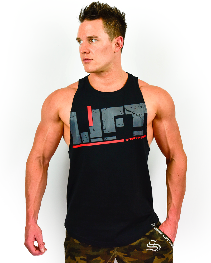 

Майка мужская LIFT черная, Майка мужская LIFT черная L