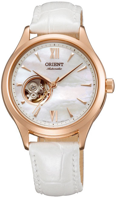 

Женские наручные часы Orient FDB0A002W0 механические с кожаным ремешком