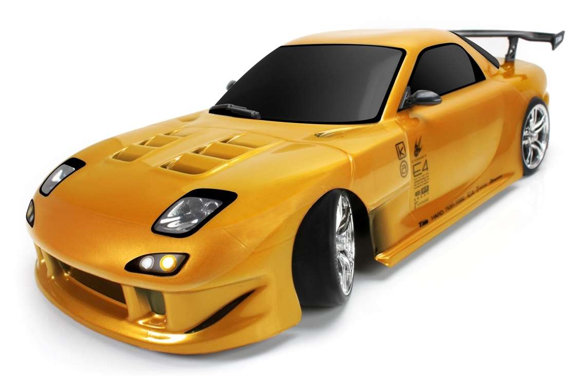 

Автомодель для дрифта Team Magic E4D Mazda RX-7, масштаб 1к10 золотой (NT139726)