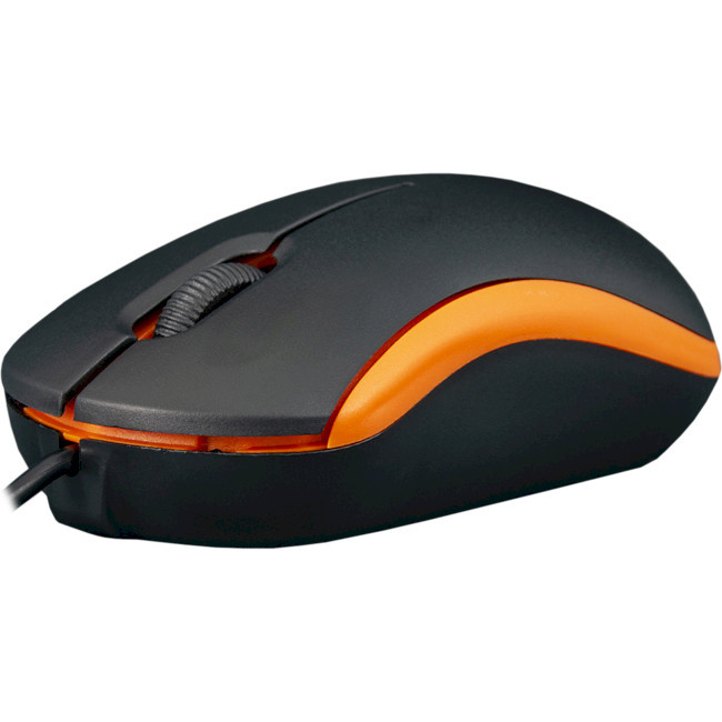 

Мышь компьютерная проводная Frime FM-010BO USB (800dpi) Black/orange