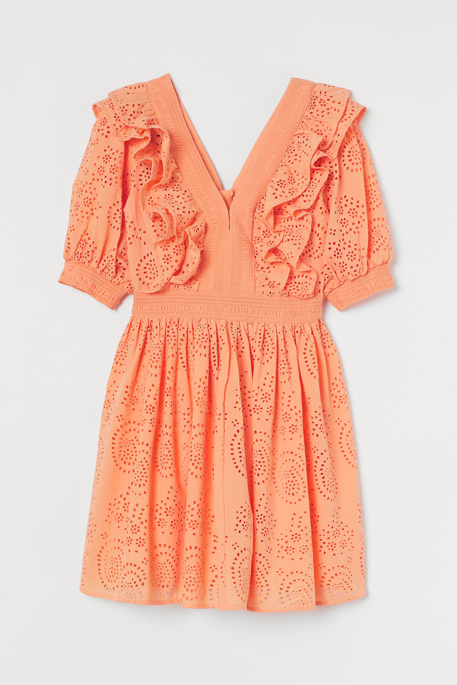 

Платье с вышивкой H&M 34 абрикосовый 8814971sm_абрикосовый