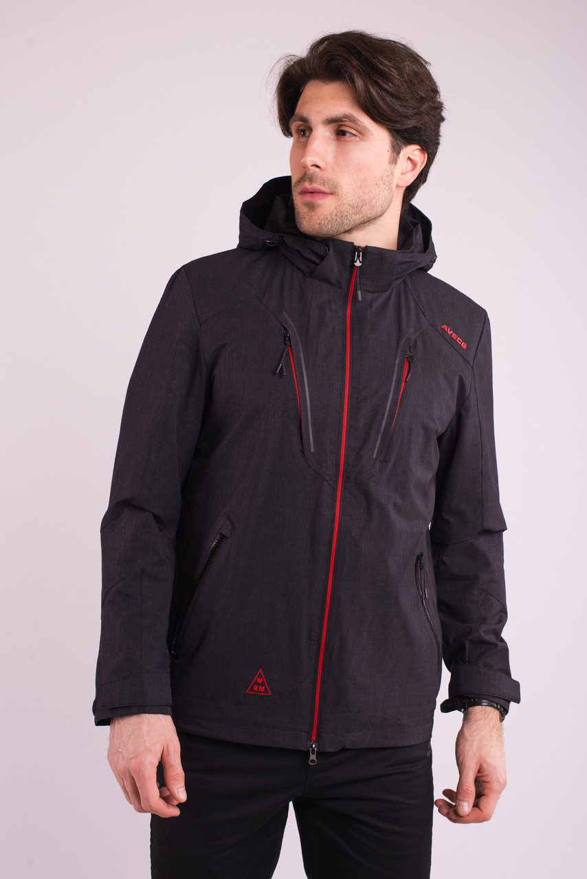 

Ветровка мужская черная Avecs AV-70388/1 Black, Ветровка мужская черная Avecs AV-70388/1 Black 46