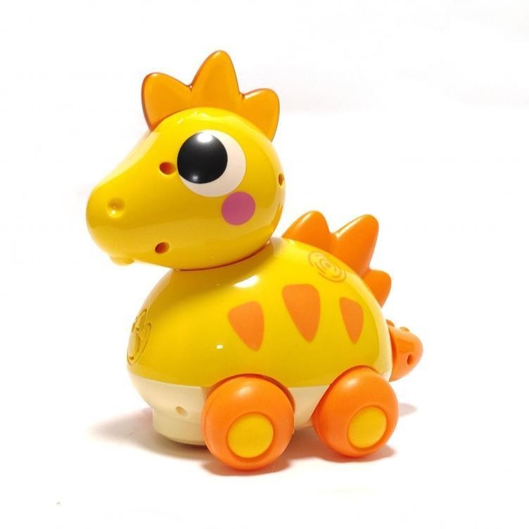 

Музыкальная игрушка каталка Hola Toys Стегозавр свет, звук, сенсорные кнопки (6110)