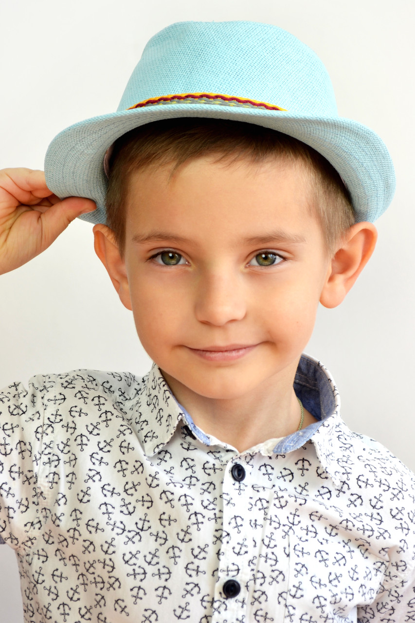 

Детская шляпа FAMO SHL-4132 Светло-голубой 52 (SHL-4132)