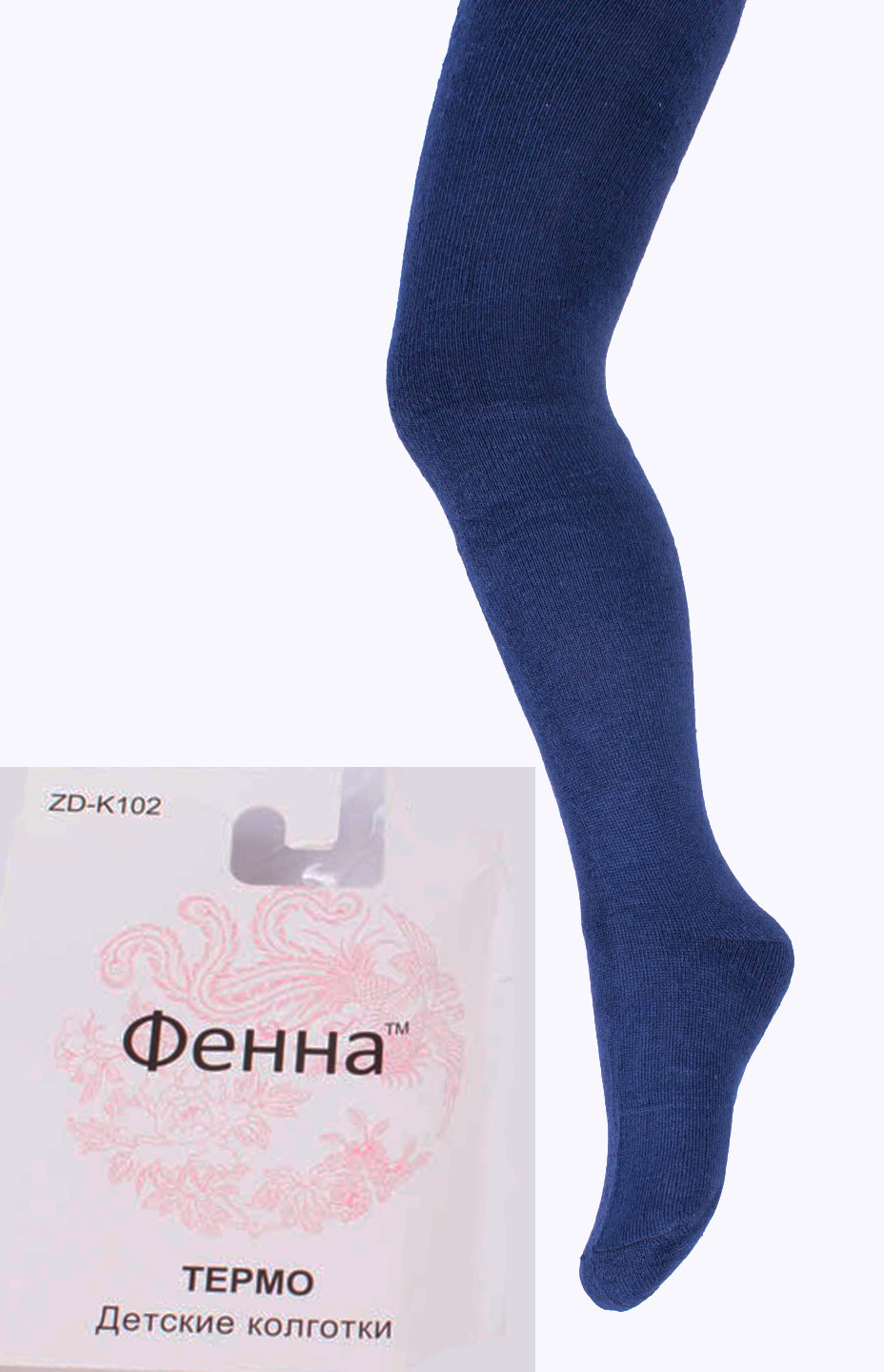 

Детские махровые однотонные колготки Фенна ZD-K102-5 116-128
