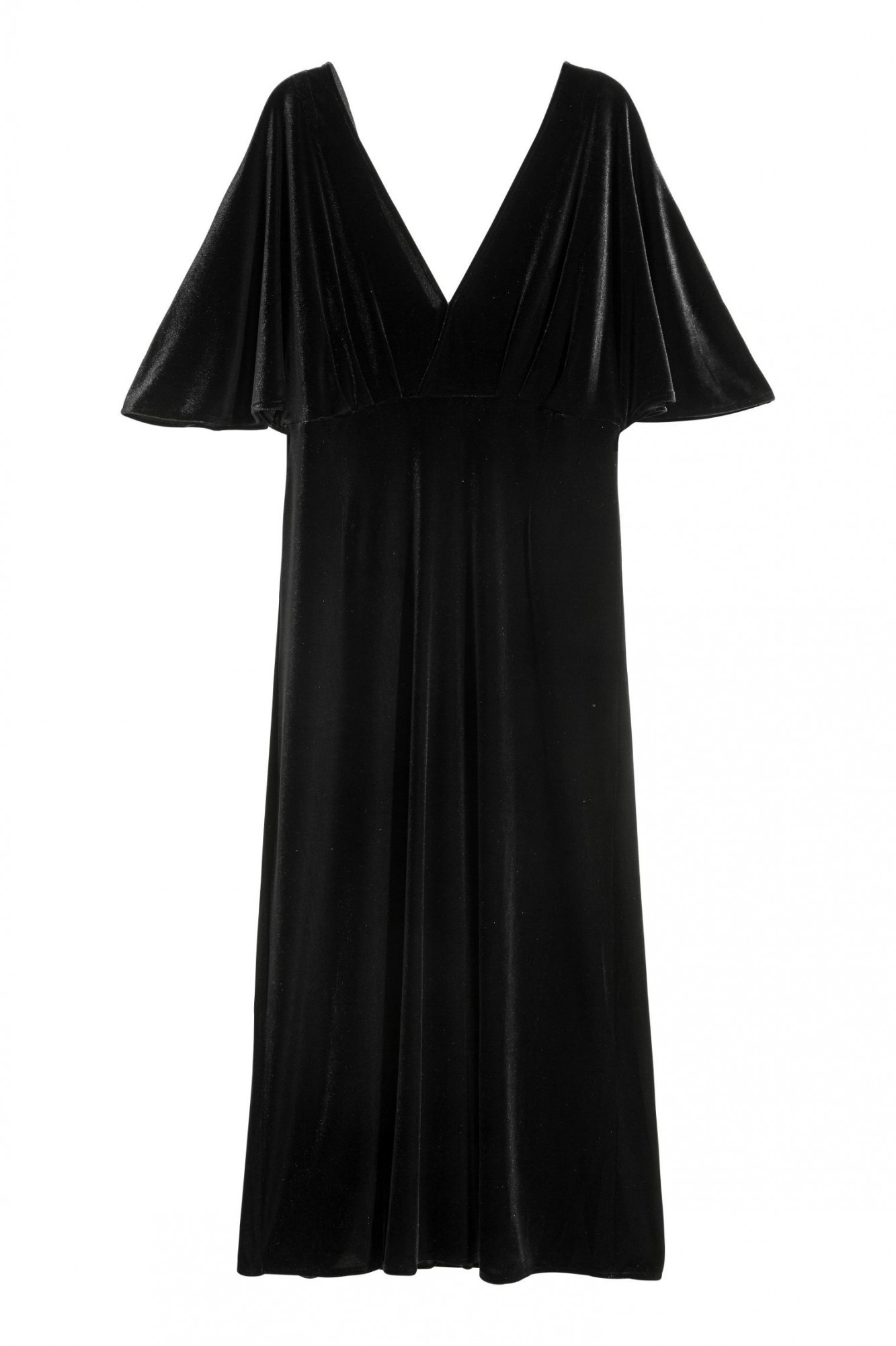 

Платье велюр H&M L черный 6022126RP21