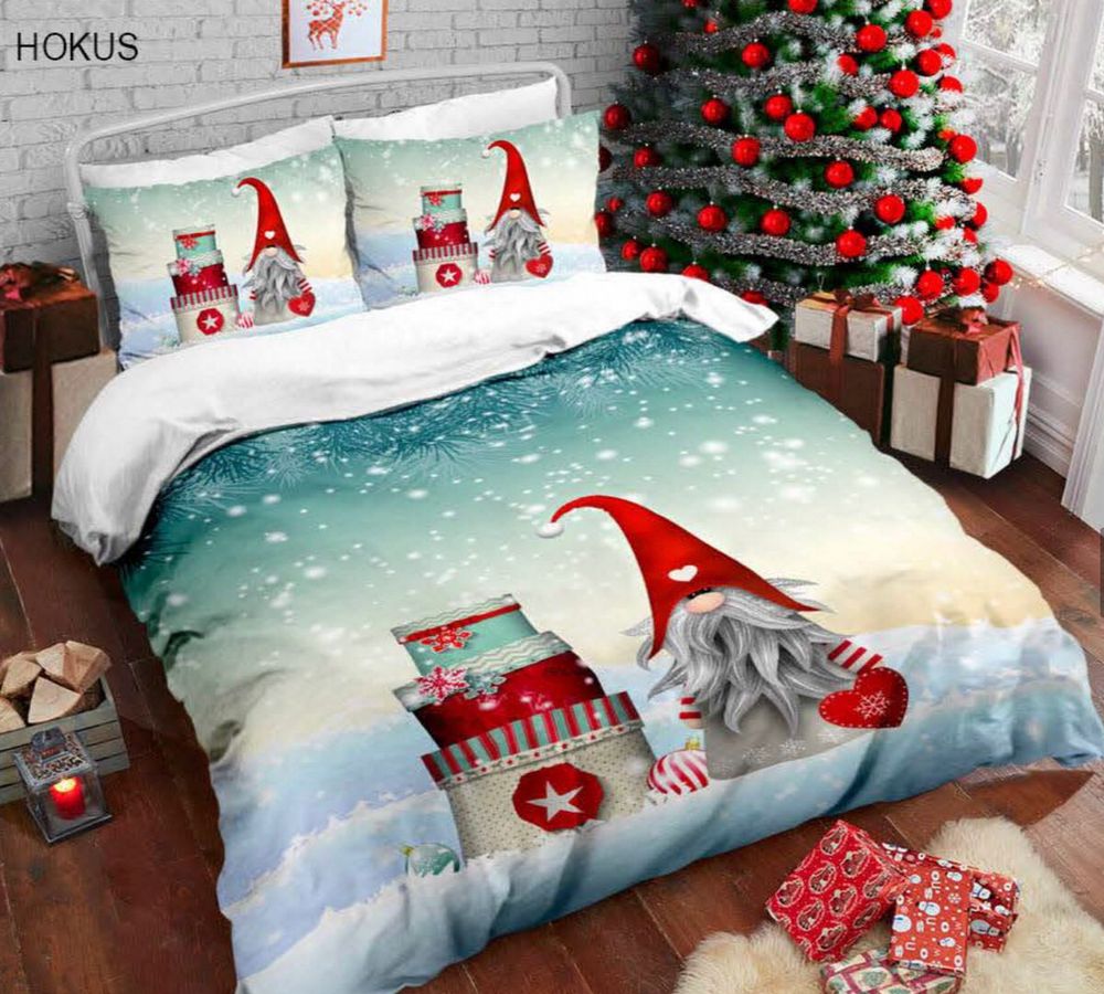 

Новогоднее постельное белье Club Cotton Turkey ранфорс 3D Hokus евро