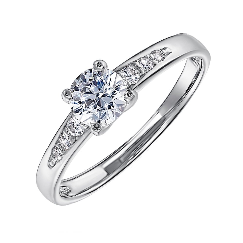 

Кольцо в белом золоте Мюриэл с фианитами S Zirconia 000126281 17.5 размера
