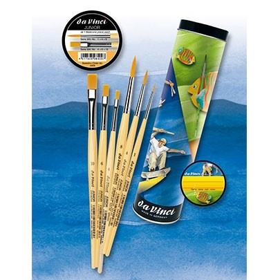 

Набор кистей daVinci в металлическом футляре Junior Acrylic brush set