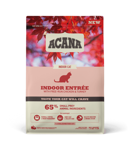 

Сухой корм для домашних кошек Indoor Entrée 1.8 кг Acana BGL-AC-210