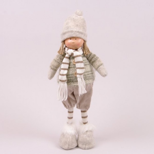 

Фигурка мягкая новогодняя Мальчик 44 см. Flora 21267 (NAT07832)