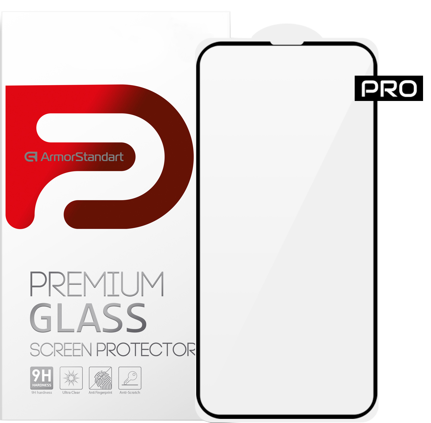 

Защитное стекло ArmorStandart Pro 3D для Apple iPhone 13/13 Pro Black