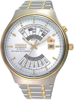 

Мужские наручные часы ORIENT FEU00000WW стальные круглые механические