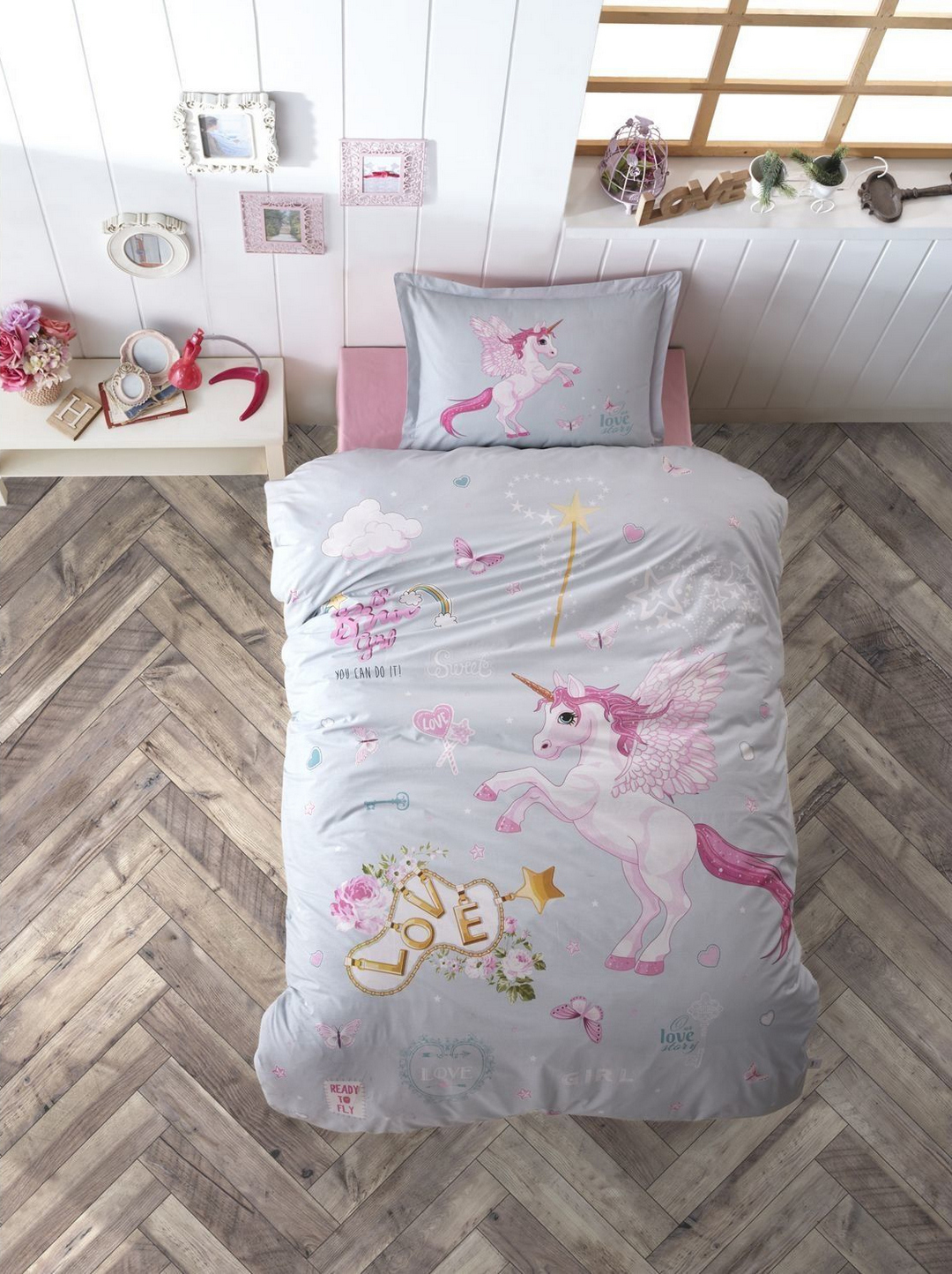 

Постільна білизна Clasy Ranforce 160х220 Pegasus