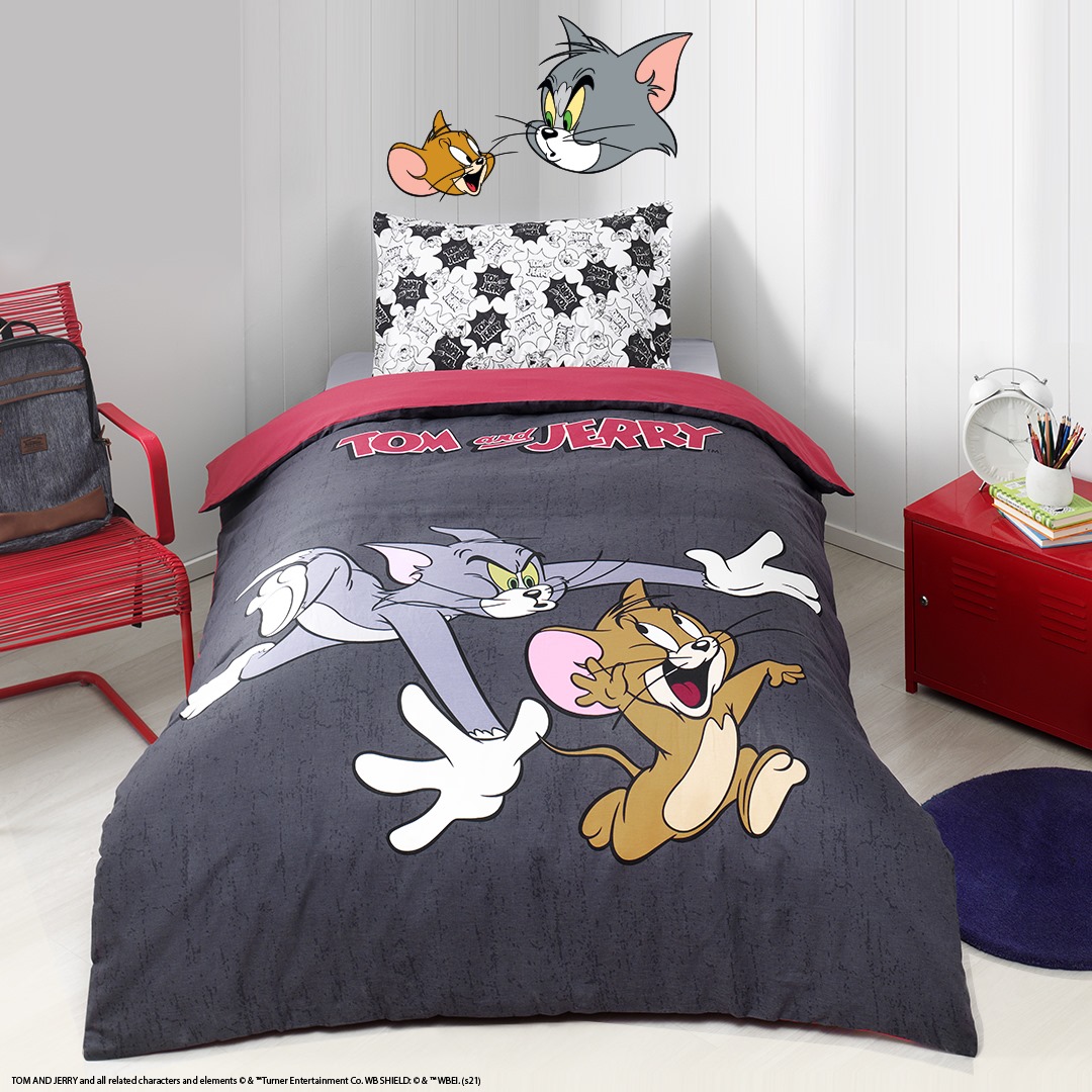 

Постільна білизна Ozdilek Ranforce 160х220 Tom and Jerry