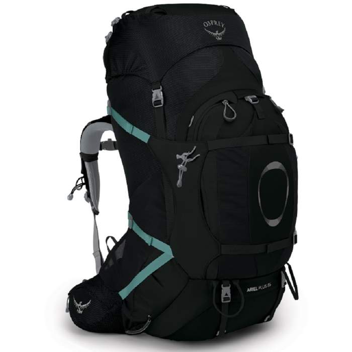 

Рюкзак Osprey Ariel Plus 85 Black (чорний), XS/S
