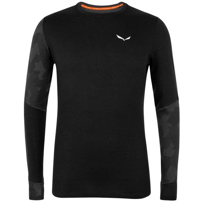 

Термофутболка Salewa Cristallo L/ Mns 0910, black(чорний, Термофутболка Salewa Cristallo L/S Mns 0910, black(чорний), S