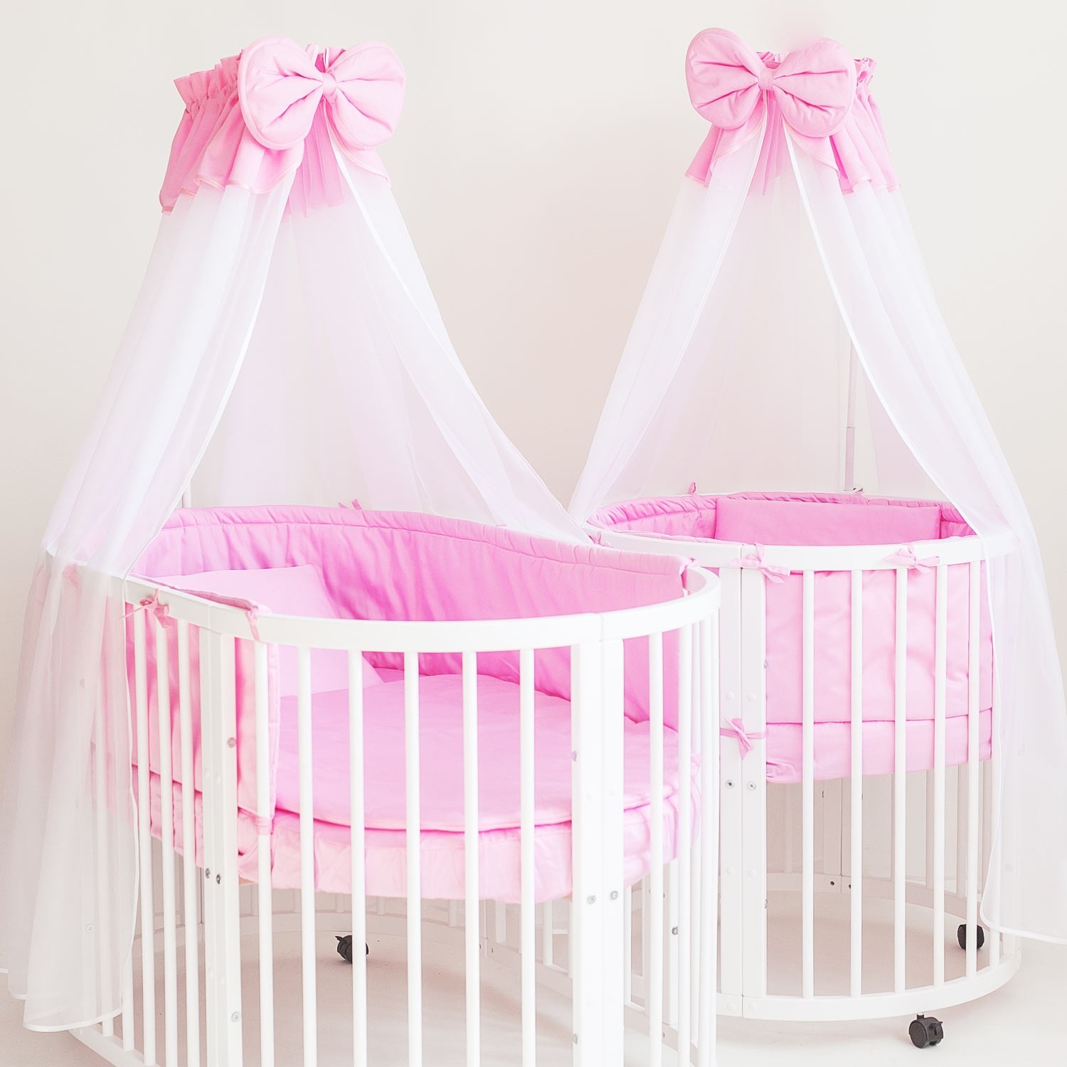 

Классический постельный набор BabyKomfort 2в1 Польский хлопок однотонный розовый