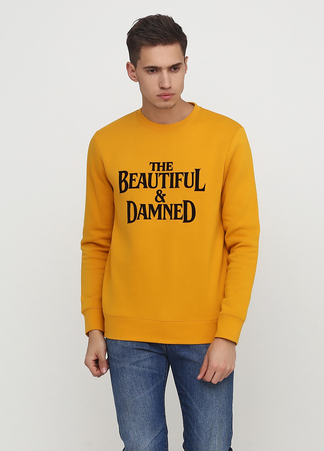 

Свитшот H&M S Горчичный 6233367RP2_горчичный