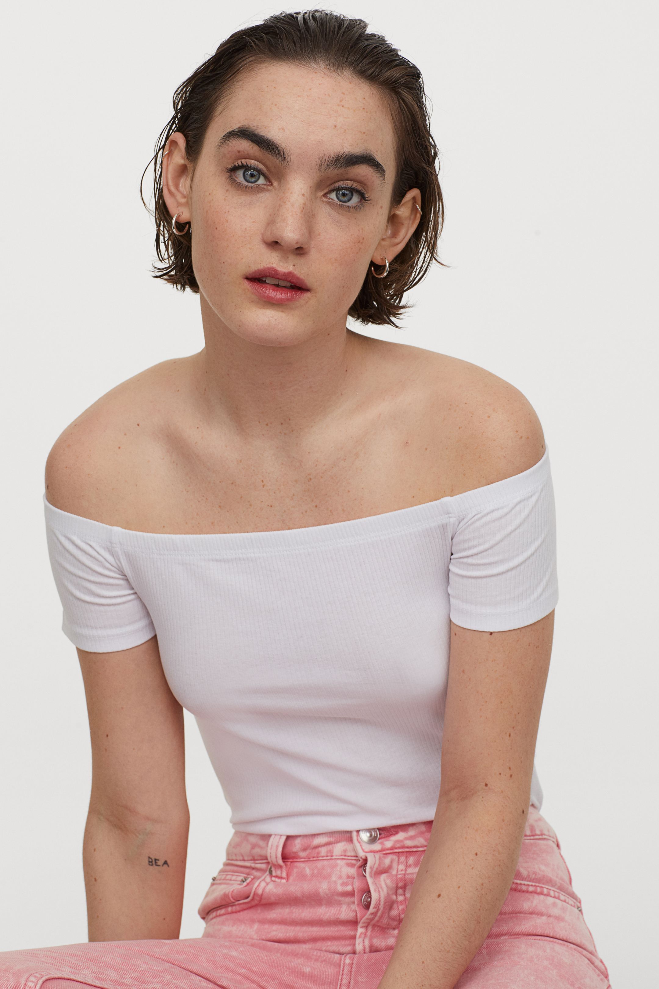 

Топ H&M M Белый 5768979RP6_Белый