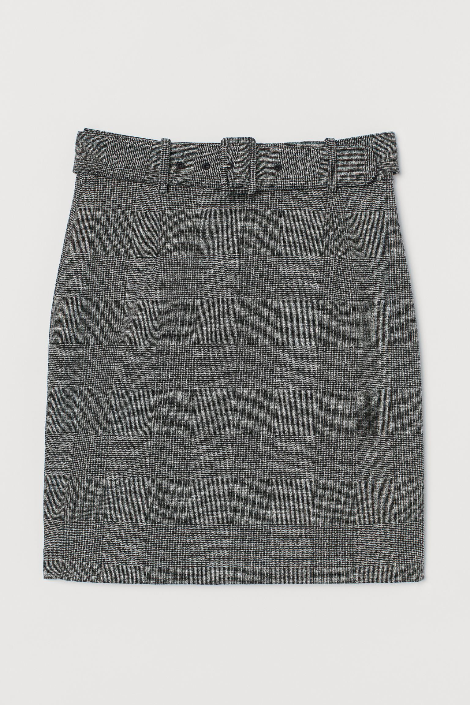 

Юбка H&M 44 серый клетка 8310521RP6_серый клетка