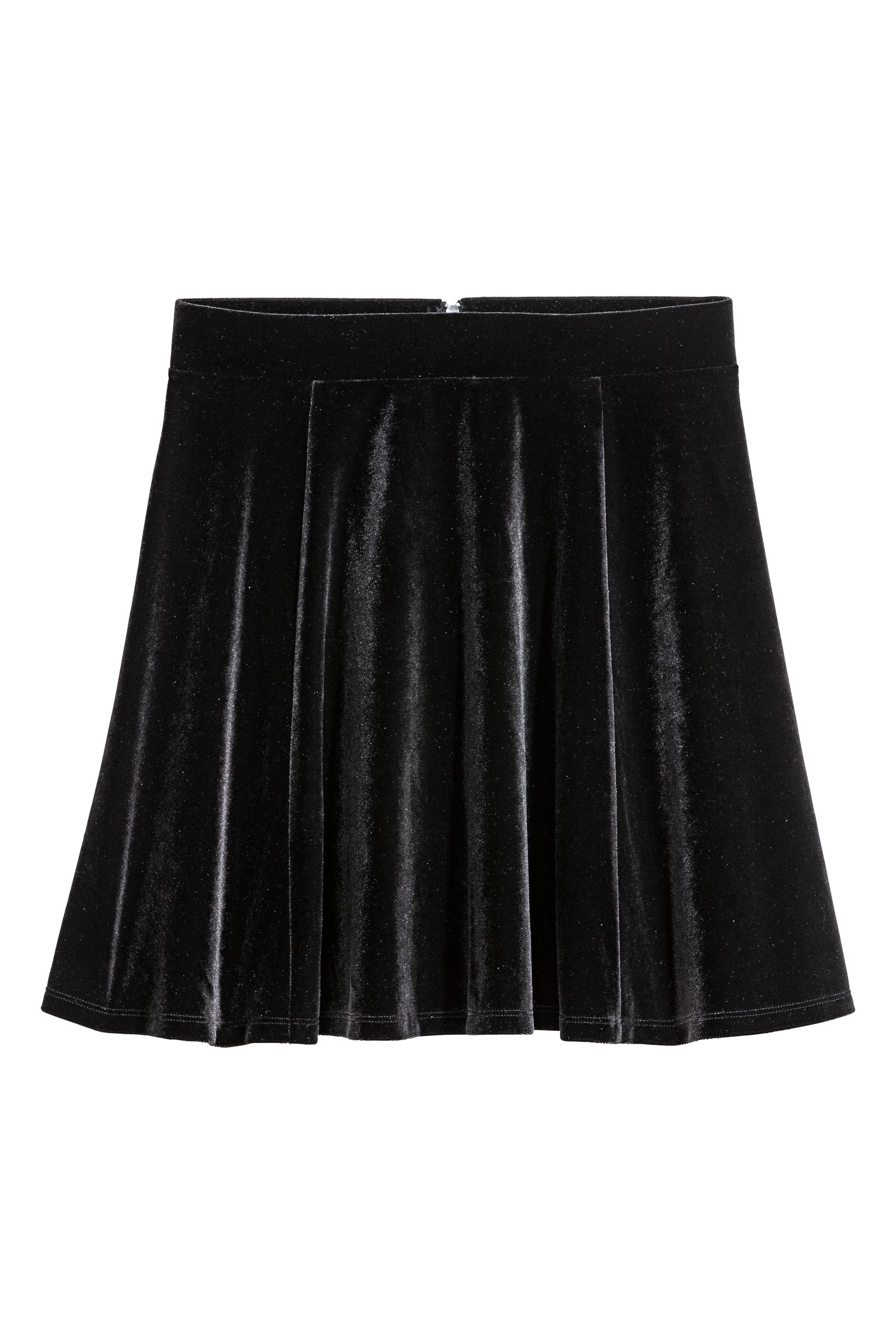 

Юбка велюровая H&M L Черный 3562890VRP12_черный