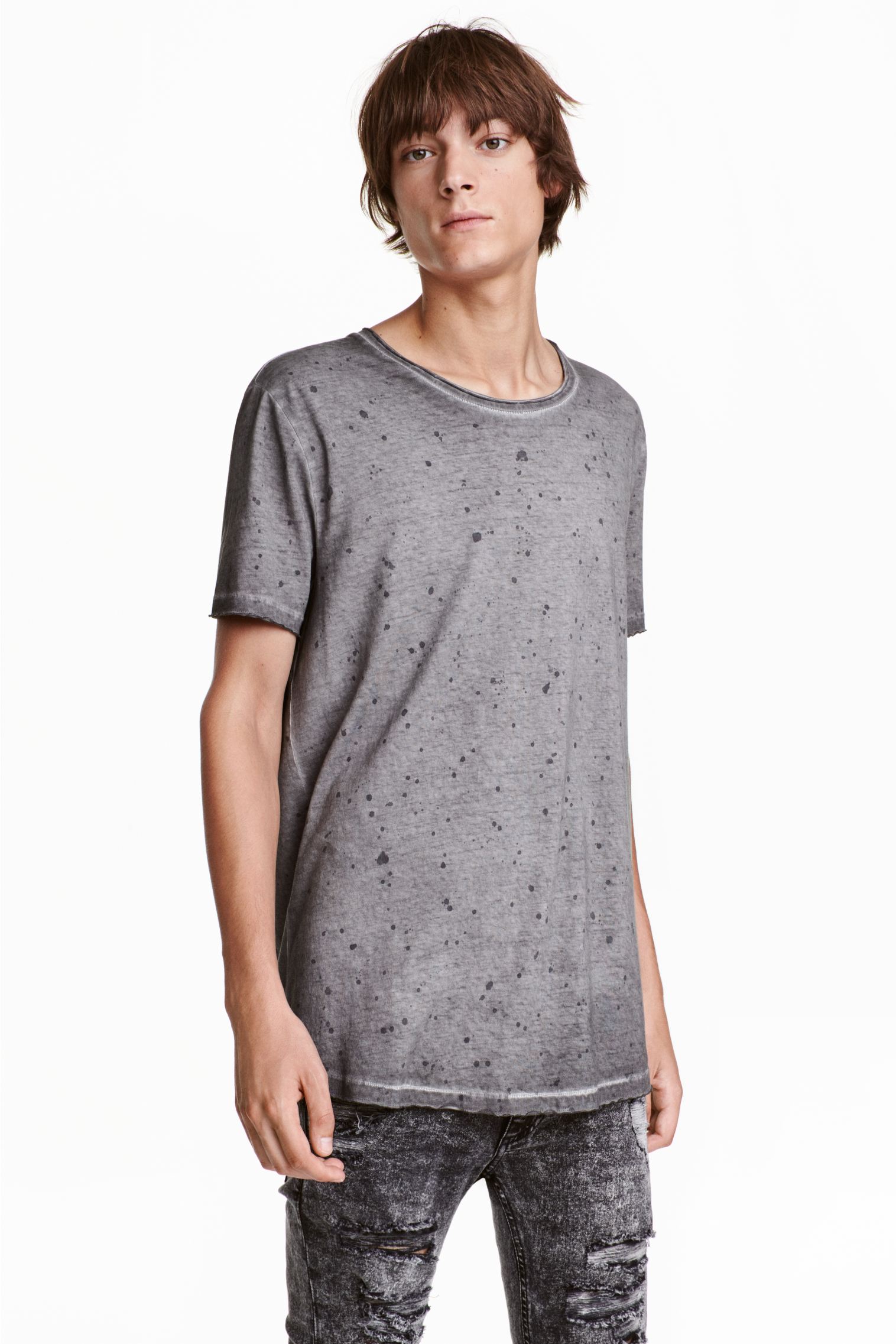

Футболка H&M XS Серый 4012764RP12_серый