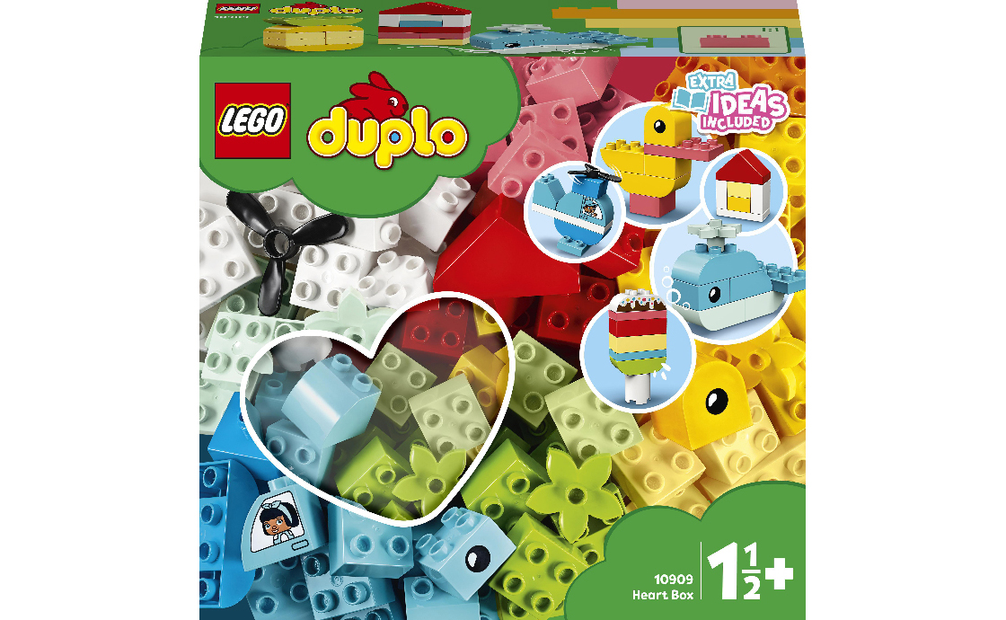 

Конструктор LEGO Коробка-серце 80 деталей (10909)