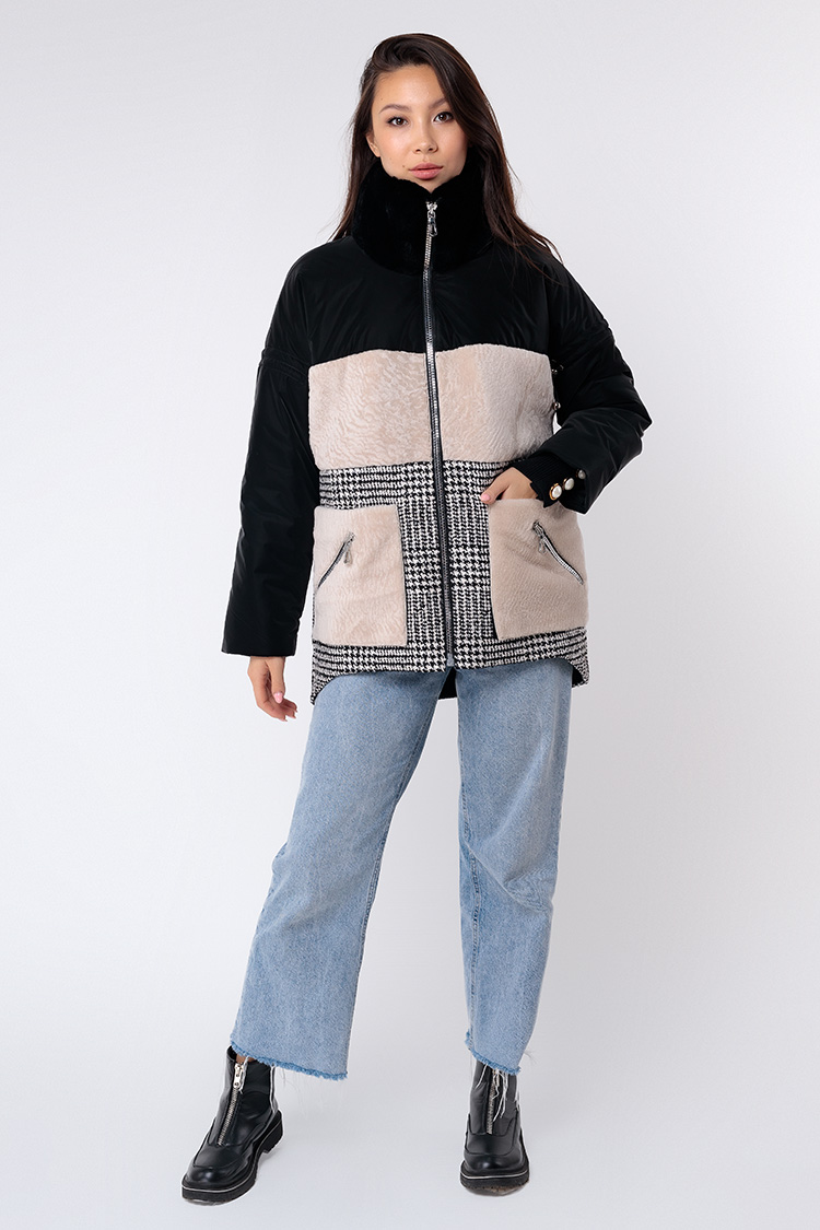 

Куртка Chelsea 8085  Черная/серая/бежевая 272680005, Куртка Chelsea 8085 XL Черная/серая/бежевая 272680005
