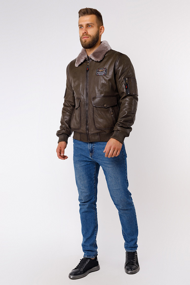 

Дубленка Aero military 7006 48 Хаки 268520010