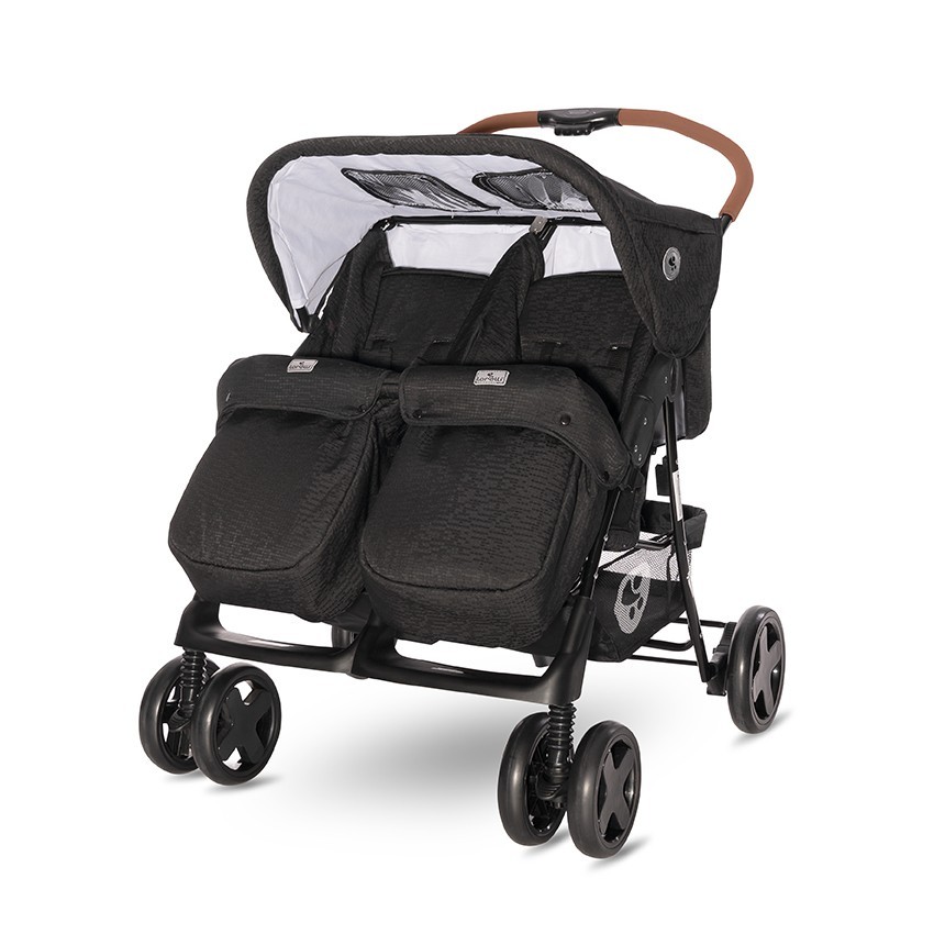 

Детская коляска для двойни Lorelli Twin Black
