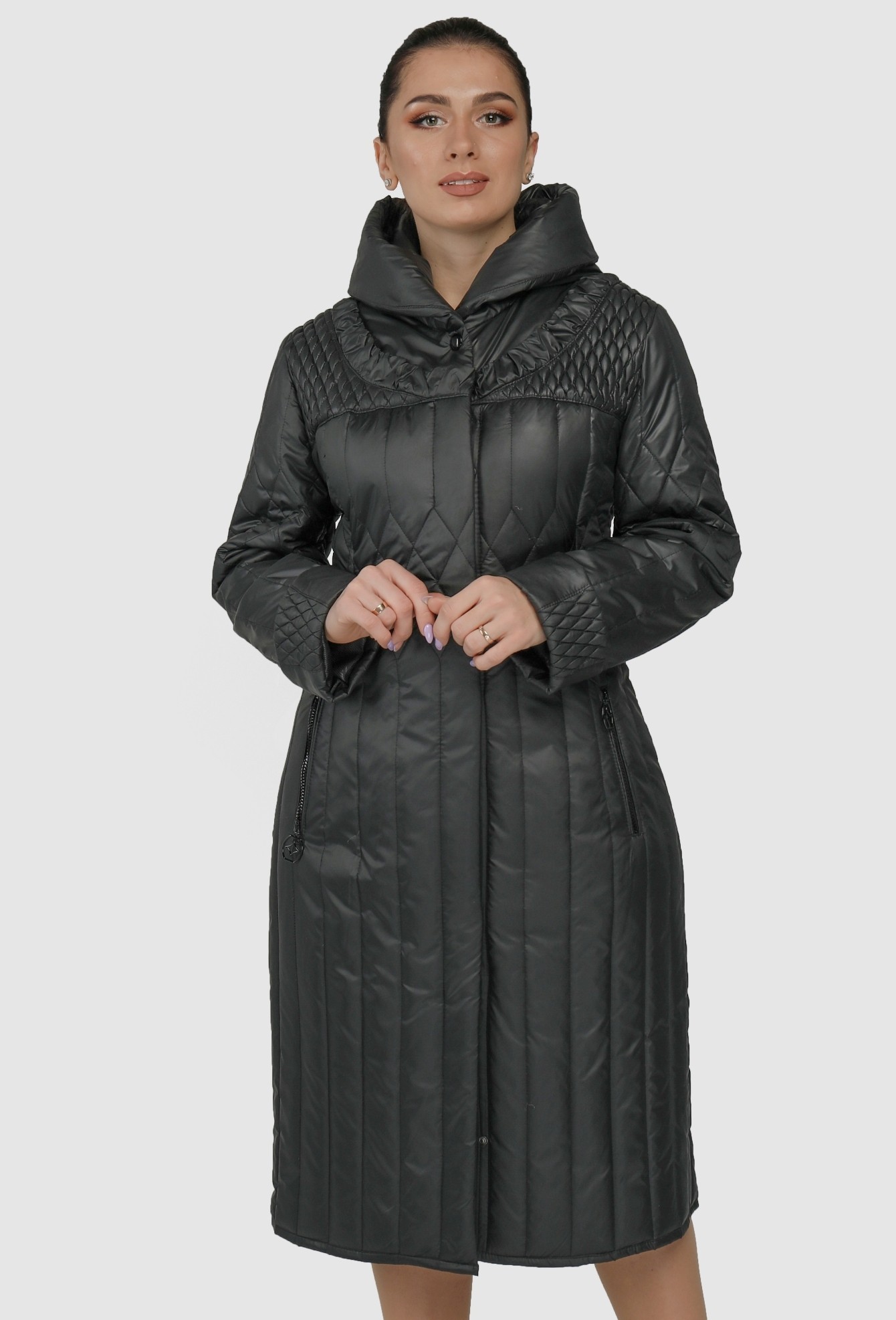 

Плащ Exclusive moda М-253  Черный, Плащ Exclusive moda М-253 50 Черный