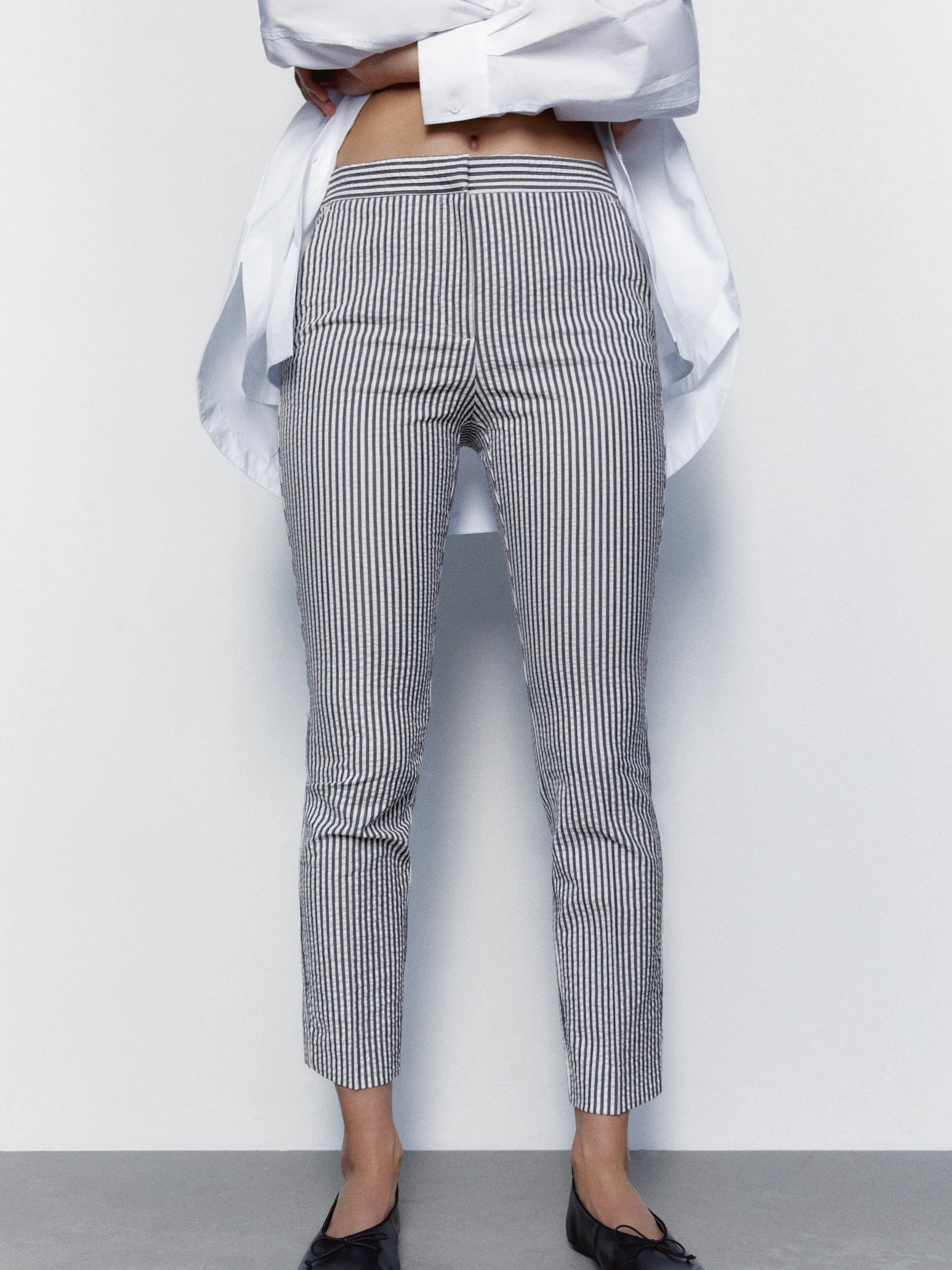 

Брюки Zara 1608/220/084 M Белые