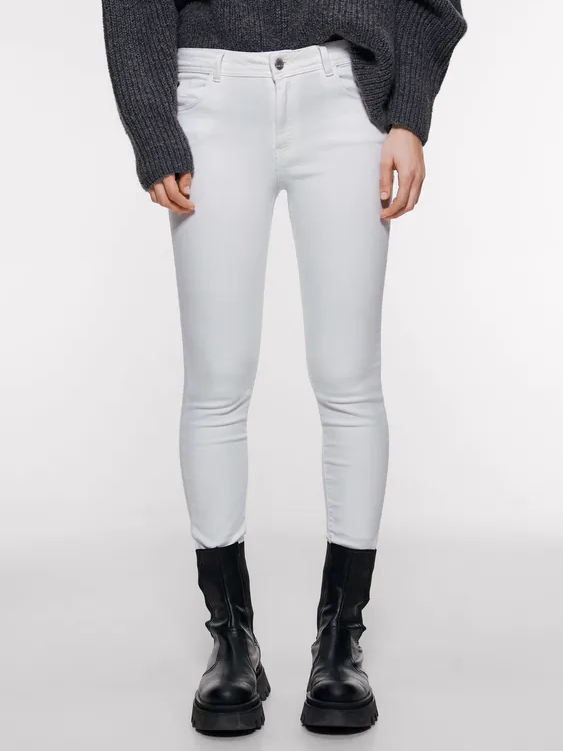 

Джинсы Zara 2343/304/250  Белые, Джинсы Zara 2343/304/250 44 Белые