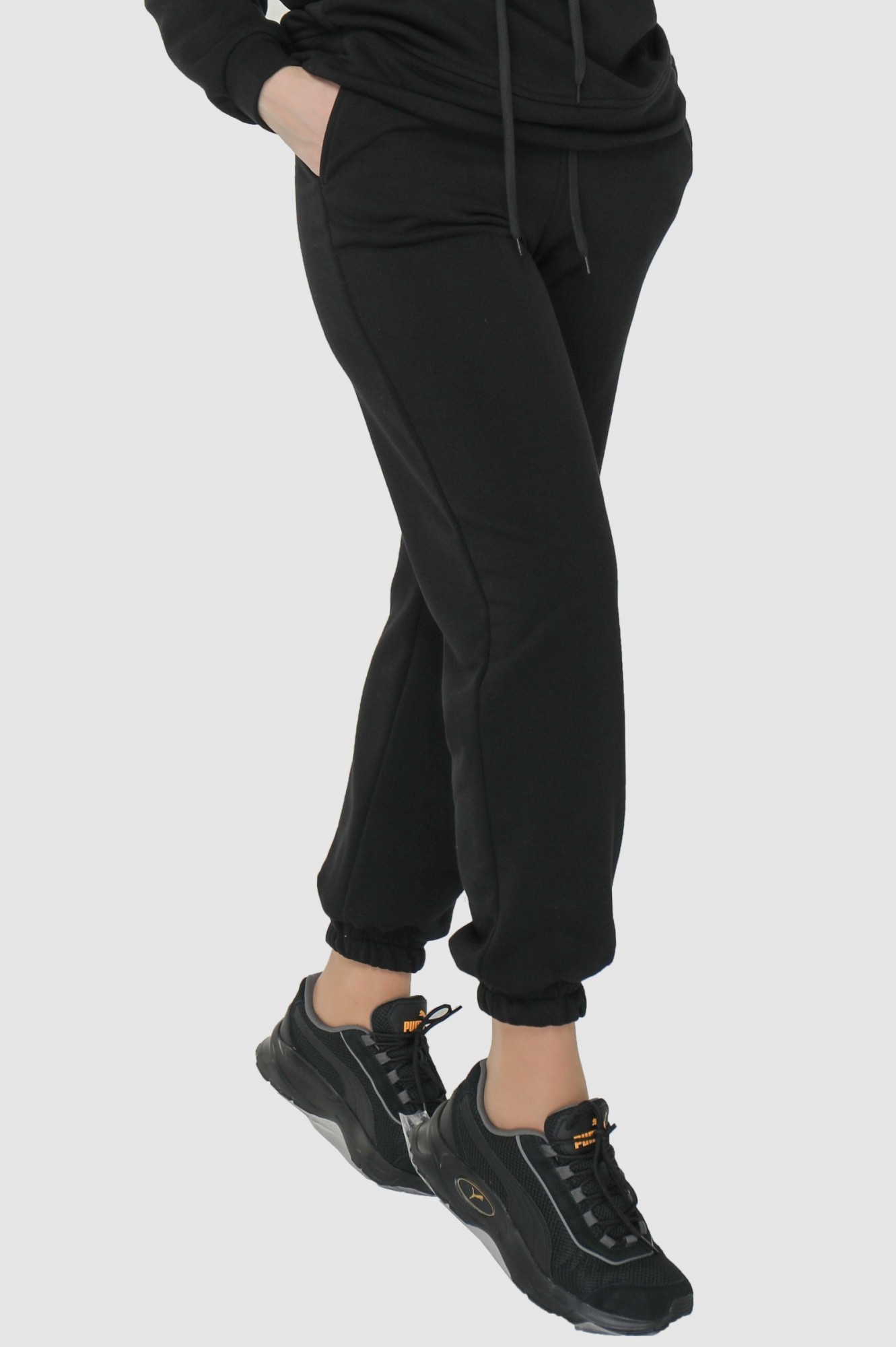 

Джогеры женские For women М-312  Черный, Джогеры женские For women М-312 56 Черный