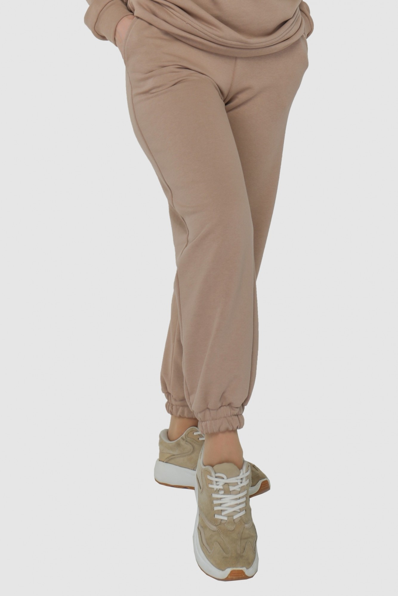 

Джогеры женские For women М-312  Кофейный, Джогеры женские For women М-312 46 Кофейный