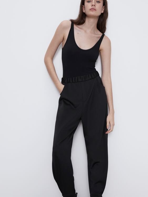 

Брюки Zara 6416/154/800  Черные, Брюки Zara 6416/154/800 L Черные