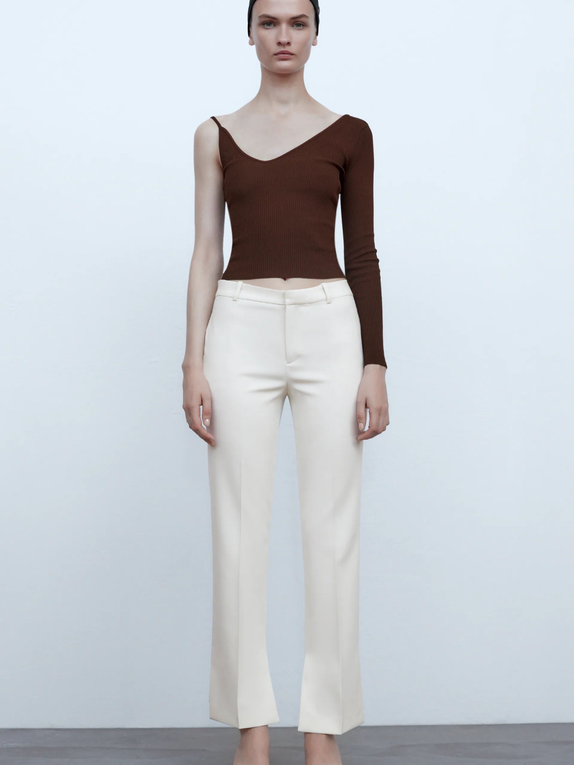

Брюки Zara 7966/701/251  Молочные, Брюки Zara 7966/701/251 L Молочные