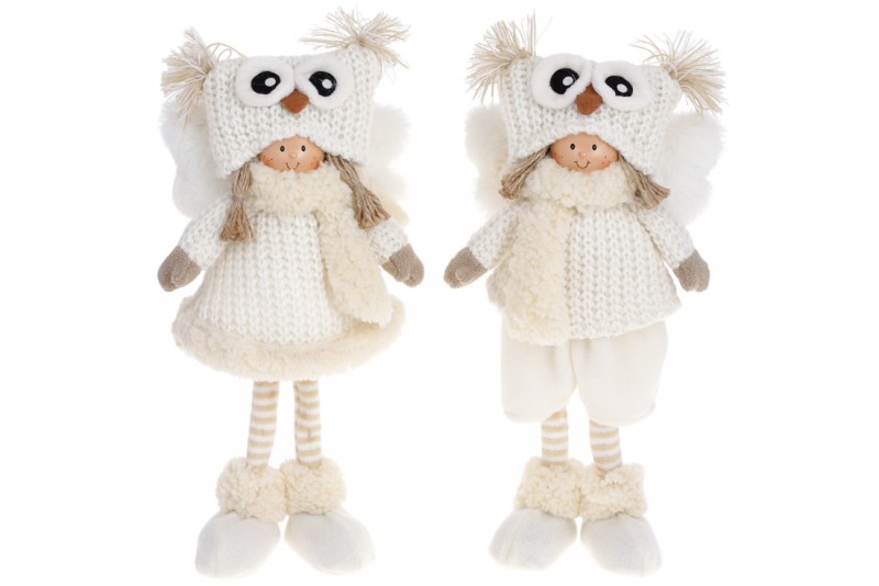 

Новогодняя игрушка Дети в совиных шапках, 30см, 2шт/уп Bon 822-332 (NAT07709)