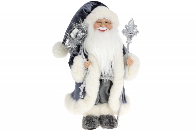 

Новогодняя игрушка Санта, 40см, цвет - графит Bon 822-321 (NAT07700)