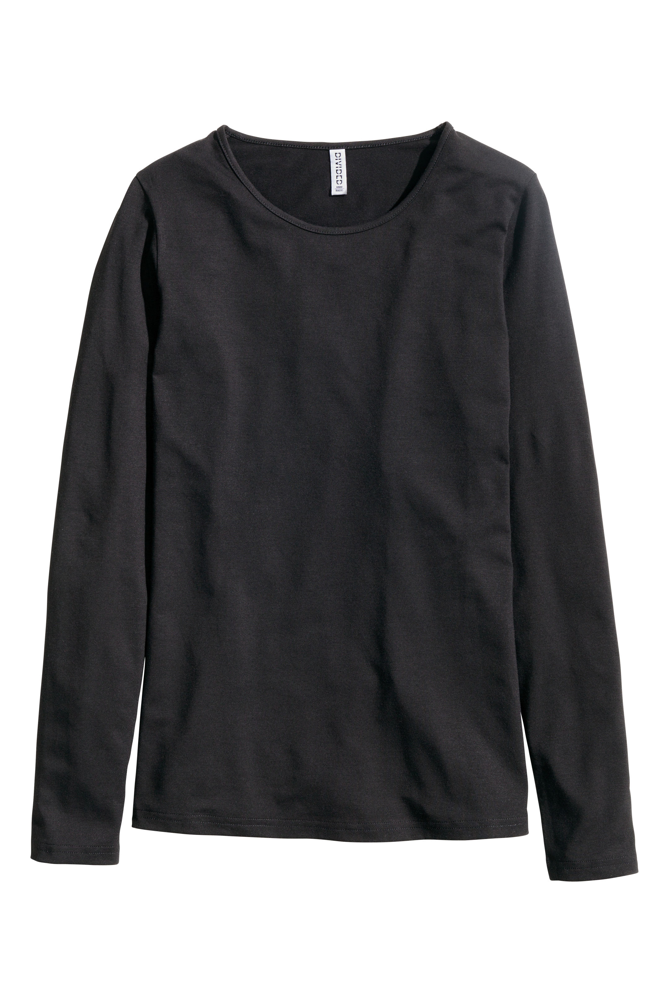 

Лонгслив H&M M Черный PS2381974_черный