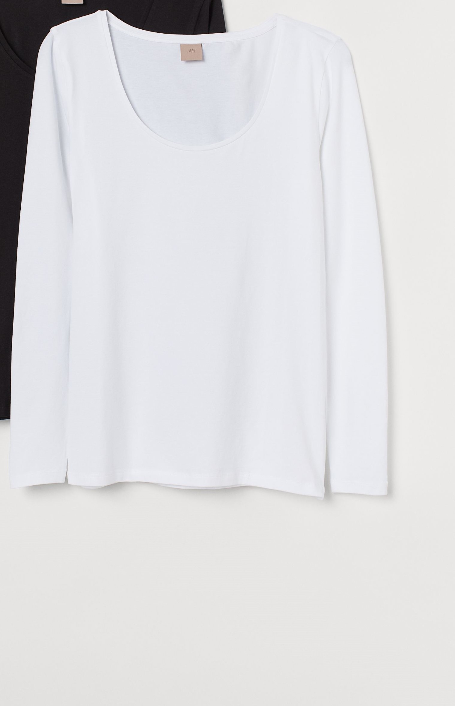 

Лонгслив H&M XL Белый 8454350RP5_белый