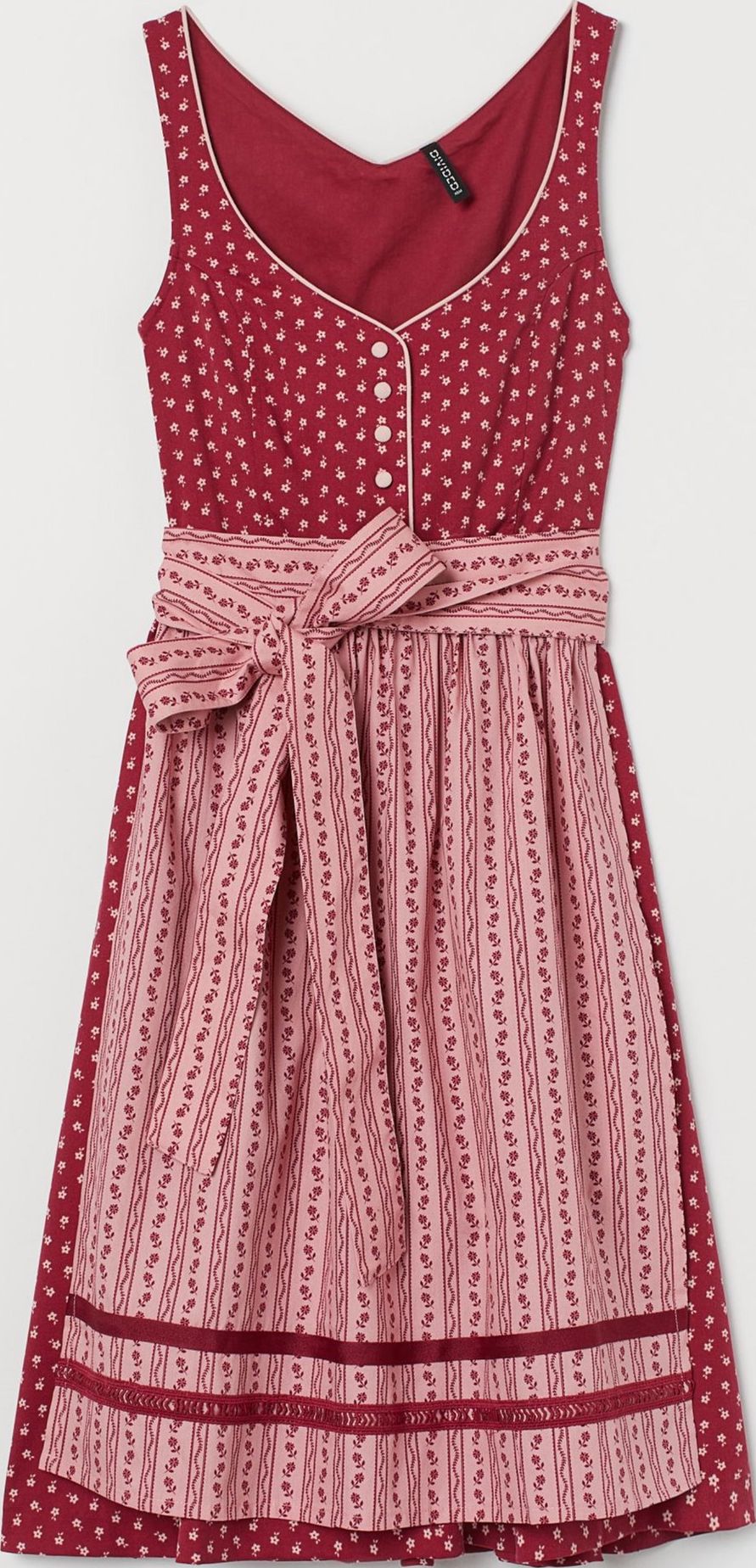 

Платье H&M 40 бордово-розовый 7404650dm_бордово-розовый