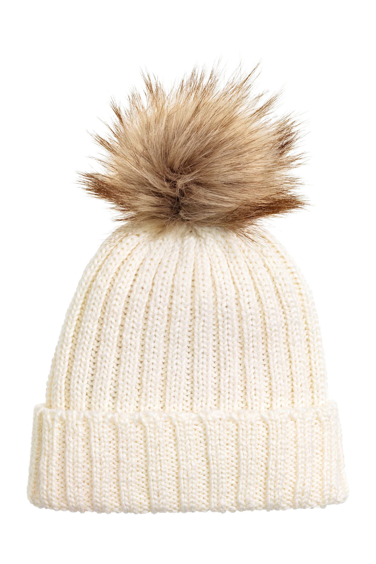 

Шапка шерстяная H&M One Size Молочный 4201364RP6_молочный