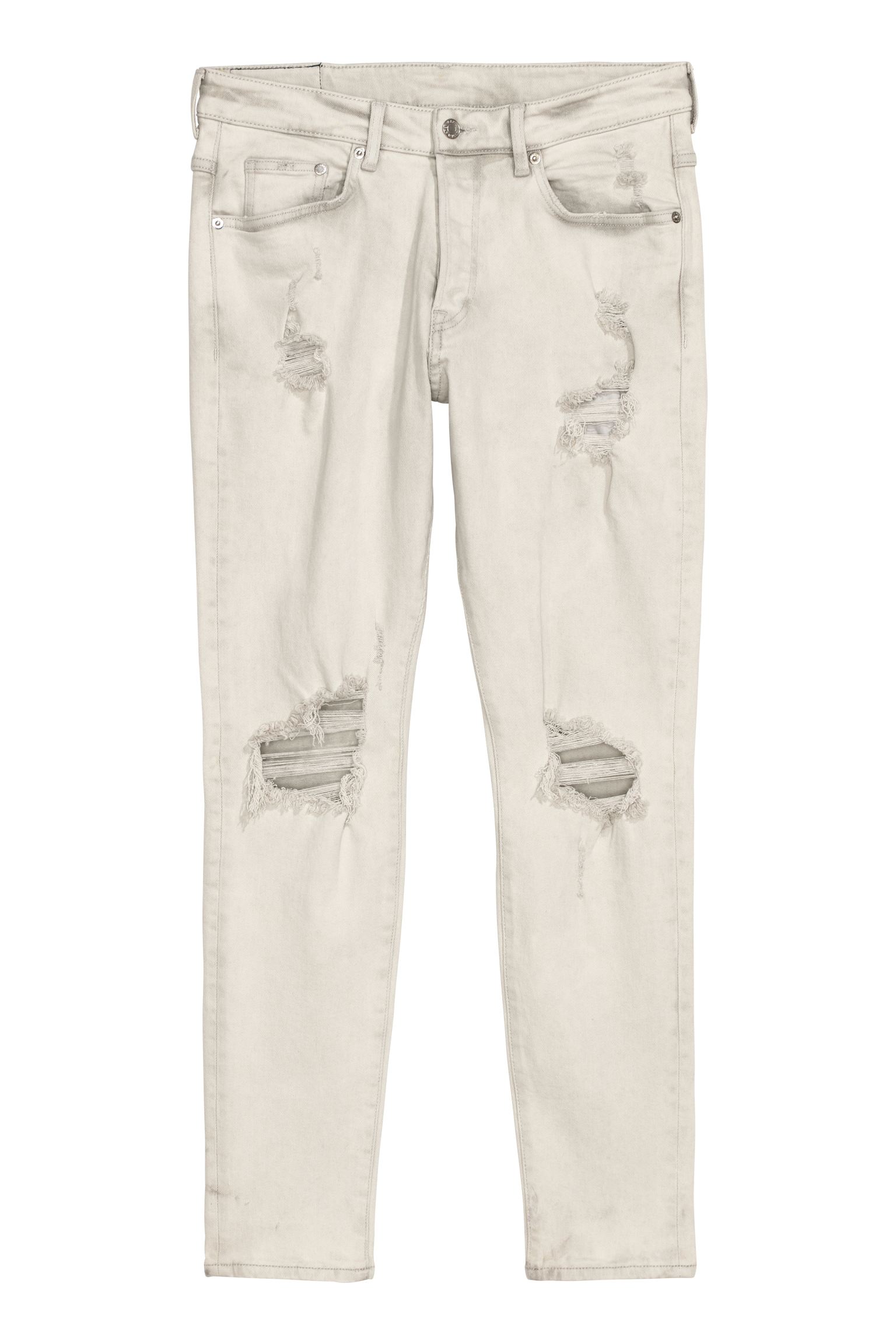 

Джинсы скинни H&M 33/30 Светло-серый 6072867RP21_светло-серый
