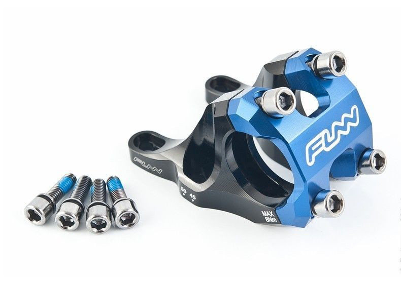 

Вынос руля Funn RSX Light Rock Shox Boxxer design Black/Blue 45/50mm 15°