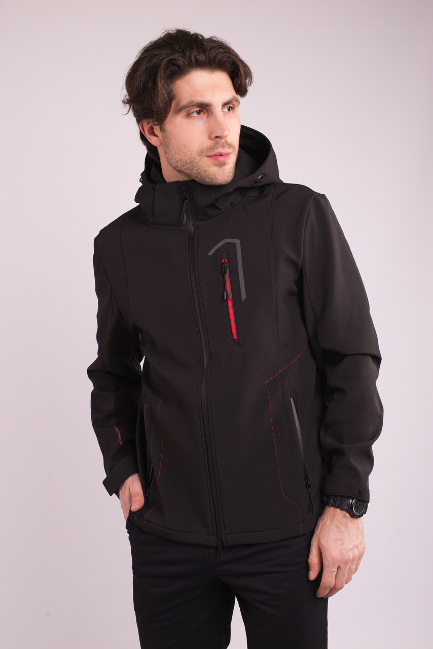 

Ветровка мужская черная Softshell Avecs AV-70390/1 Black, Ветровка мужская черная Softshell Avecs AV-70390/1 Black 46