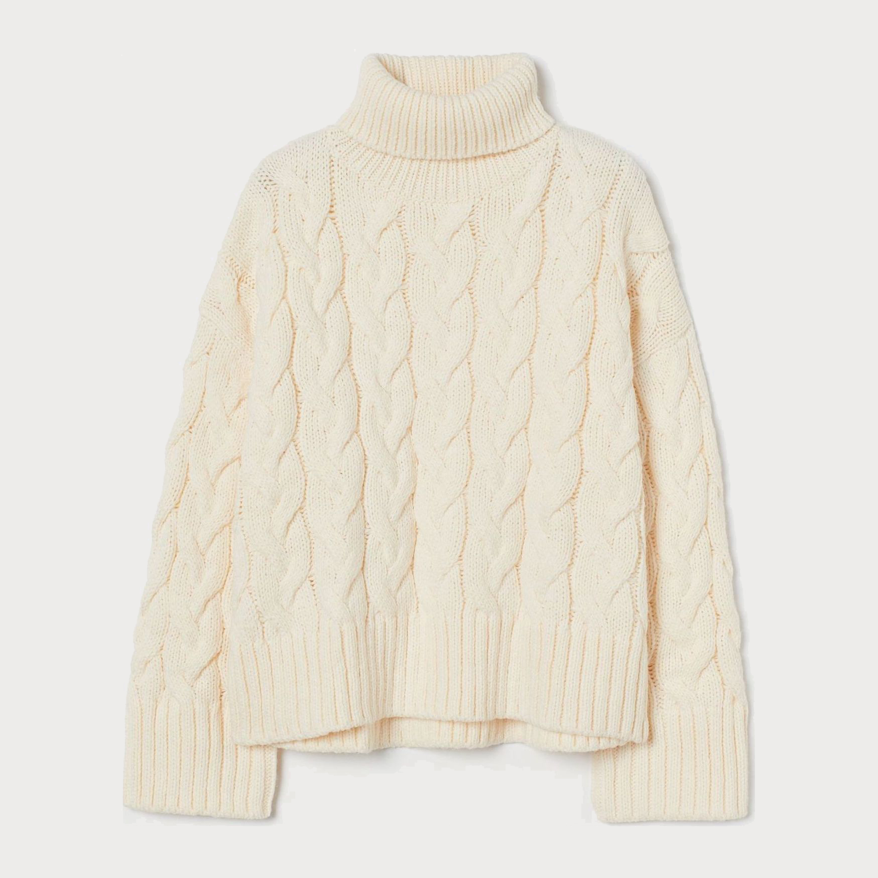 

Свитер H&M 608-9114452 M Кремовый