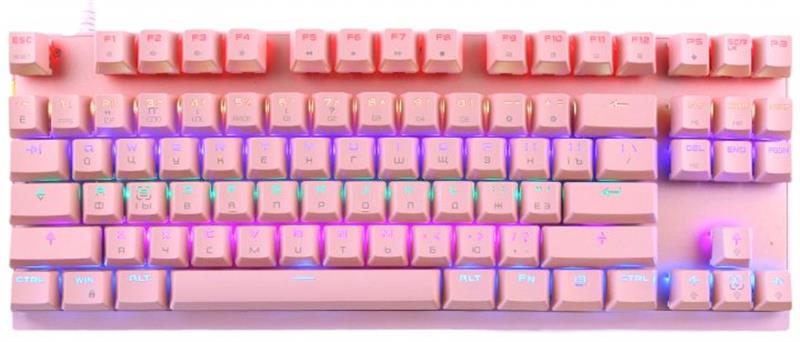 

Клавиатура Motospeed K82 Outemu Red (mtk82pmr) Pink USB